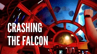 Trying to CRASH the Millennium Falcon at Galaxy's Edge