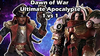 Dawn of War Ultimate Apocalypse: 1 vs 1 Imperial Guard (Keuken) vs Space Marines (Demi)