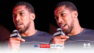 "Be RELENTLESS!" 😤 | Anthony Joshua on what is key to beat Francis Ngannou