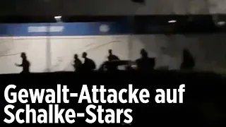 Irre Szenen: Hier flüchten Schalke-Stars vor den Chaoten!