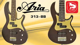 [Eng Sub] ARIA 313-BB/5 и ARIA 313-BB bass guitars (PJ pickup set)