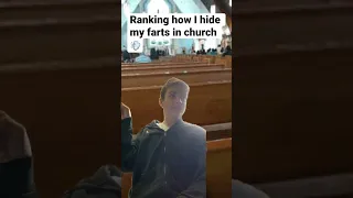 Ranking how I hide my farts in church 💨 #shorts #relatable #church #themanniishow