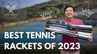 Top 5 Tennis Rackets of 2023 by Tan Tennis