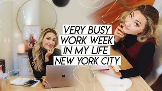 NYC WORK WEEK IN MY LIFE | bad days, doing new things, and working in New York City!