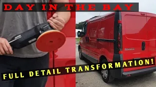 How I Deep cleaned & detailed the Renault Traffic Van 1.9 DCI