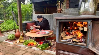 BEST EGGPLANT DISH EVER 🧆 Stuffing Meatballs Eggplant 🍆 Turkish and Azerbaijani food