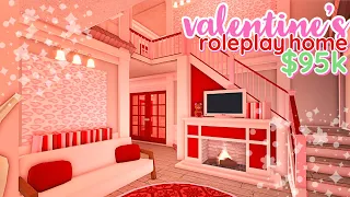 bloxburg | valentine's ROLEPLAY 2 story house pt. 2 | bloxburg house build