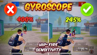 400% Vs 250% Gyroscope 🔥 How To Improve Hip-Fire And Headshot Sensitivity in Bgmi/Pubg Mobile
