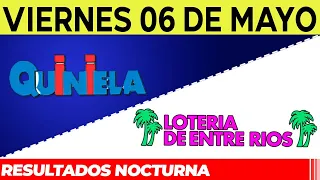 Resultados Quinielas Nocturnas de Córdoba y Entre Ríos, Viernes 6 de Mayo