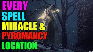 Dark Souls 3 DLC The Ringed City All Spells Miracles and Pyromancy locations