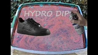 NIKE AIR FORCE 1's HYDRO DIPPING