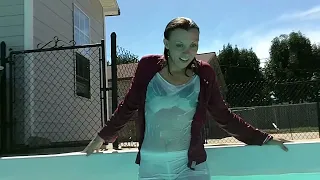 Jess in the pool