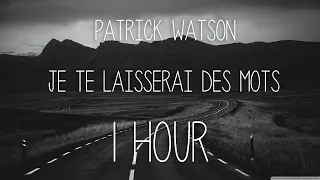 Je te laisserai des mots (Slowed & Reverb + rain) - Patrick Watson| 1 HOUR | LISTEN WITH HEADPHONES