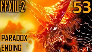 Final Fantasy XIII-2 Walkthrough Part 53 - Paradox Ending Vs Atlas - A Giant Mistake