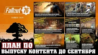 Fallout 76: Обзор Плана по Выпуску Контента с Лета до Сентября 2019