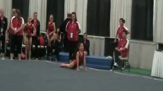 Yasmine Yektaparast Floor routine- level 9 Western Nationals-2011