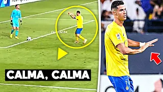 Cristiano Ronaldo Did "CALMA CALMA" Celebration on Istiqlol Goalkeeper 🥵