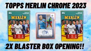 NEW! Topps Merlin 2022/23 blaster box opening! Two boxes!!