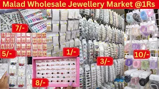 Malad Wholesale Earrings Market 1rs / Biggest Jewellery Market in Mumbai/ Payal Immitation Jewellery