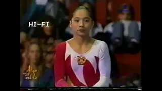 1998 Sagit Gymnastics World Cup Event Finals - Bi Wenjing (CHN) UB (Argentina TV)