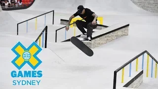 Luan Oliveira qualifies first in Skateboard Street | X Games Sydney 2018