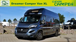 Dreamer Camper Van XL: Extra-großer Campingbus mit Hubbett - Test/Review | Clever Campen