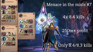 Menace in the mists #7| Prowling staff | Only 8.4/8.3 kills | 8.4 Giveaway | Albion Online