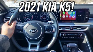 2021 Kia K5 GT-Line Interior and Details!