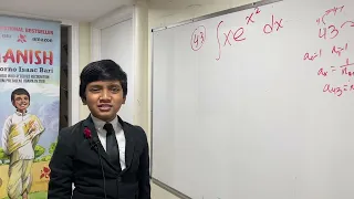 Integral Calculus # 43: Learn Calculus from World's Youngest Professor