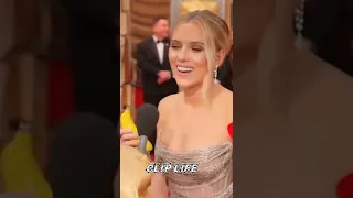 Scarlett Johansson Drinking Tequila At Oscar | #short #scarlettjohansson