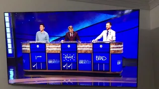 James roasts Brad! Jeopardy