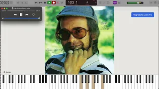 Hard Luck Story | Elton John Piano Transcription