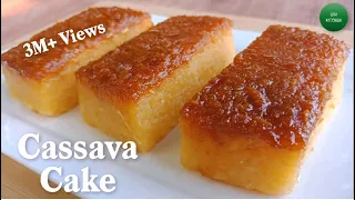Easy Cassava Cake Recipe | Cassava Cake Using Fresh Cassava | How to Cook Cassava Cake