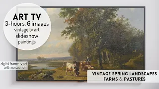 Vintage Landscapes | Vintage Art TV Turn Your TV Into Art | 3 Hrs HD Paintings Frame TV Hack