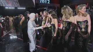 Queen meets One Direction and Girls Aloud at The Royal Variety Performance