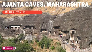 Ajanta caves, Maharashtra India in 4k ultra hd