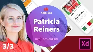 UX/UI Design mit Patricia Reiners - Adobe Live 3/3
