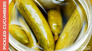 Pickled Cucumbers (Quick, Easy & Tasty)