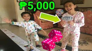 Sis vs Bro I Chloe & Hans GIANT BOARD GAME CHALLENGE!!! The winner gets ₱5,000!!!