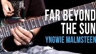 Yngwie Malmsteen - Far Beyond The Sun - How To Play on Guitar