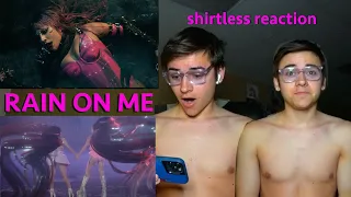 Lady Gaga, Ariana Grande - Rain On Me (OFFICIAL VIDEO) shirtless reaction