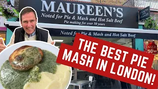 Reviewing the BEST PIE & MASH SHOP in LONDON! INCREDIBLE VALUE!