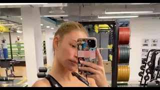 Zara McDermott wows as she dons plunging sports bra in steamy gym snap