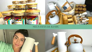 Compras de itens de bambu para minha casa nova!! Enxoval de casamento!