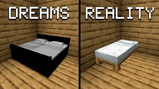 Minecraft: dreams vs reality #shorts