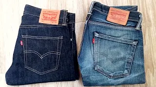 Фейдинг на селвидж джинсах Levi's 511 и сравнение старых и новых Levi's