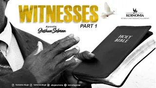 WITNESSES PART 1 WITH APOSTLE JOSHUA SELMAN (SUNDAY SERVICE)  13II 06II2021