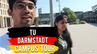 TU Darmstadt Campus tour by Nikhilesh Dhure (TU 9 University)