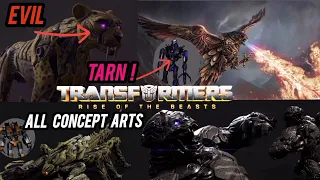 Transformers Rise Of The Beasts ALL CONCEPT ARTS BEAST WARS & TERROCONS NEW DETAILS! #transformers