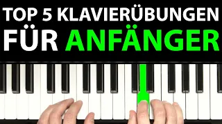 Die TOP 5 Klavierübungen für Anfänger